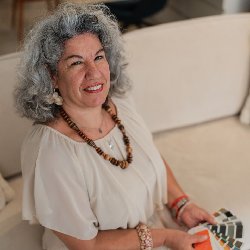 Rosa Cabrera, portrait at the Armony Architects studio.